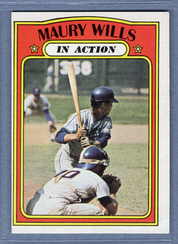 1972 Topps #438 Maury Wills IA EX-MT   GO464