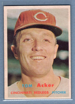 1957 Topps #219 Tom Acker(st) EX   GO87