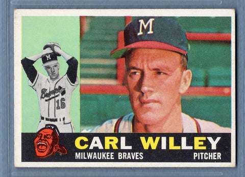 1960 Topps #107 Carl Willey EX-MT  Set Break C