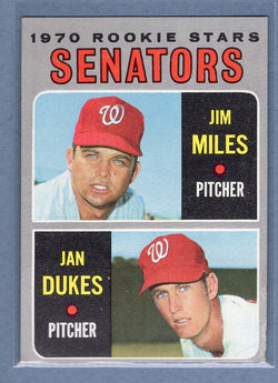 1970 Topps #154 Senators Rookies (a) G-VG  GO450