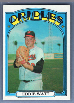 1972  Topps #128 Eddie Watt Ex-Nm