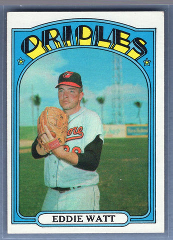 1972  Topps #128 Eddie Watt Ex-Nm