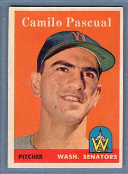 1958 Topps #219 Camilo Pascual EX  GO401