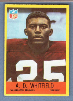 1967 Philadelphia #191 A.D. Whitfield EX-MT  GO143