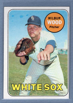 1969 Topps #123 Wilbur Wood NM   GO319