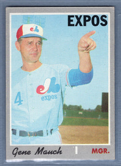 1970 Topps #442 Gene Mauch  EX-MT  SB2