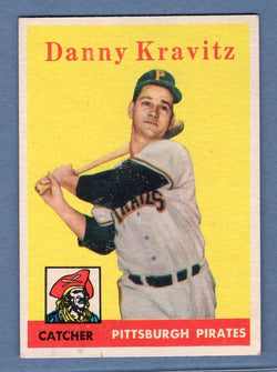 1958 Topps #444 Danny Kravitz EX  GO495