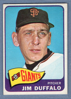 1965 Topps #159 Jim Duffalo VG-EX  GO320