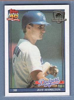 1991 Topps Desert Shield #552 Jeff Hamilton  NM  GO625
