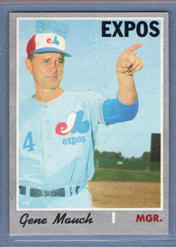 1970 Topps #442 Gene Mauch  EX-MT  SB1