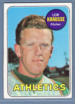 1969 Topps #23 Lew Krausse EX  GO661