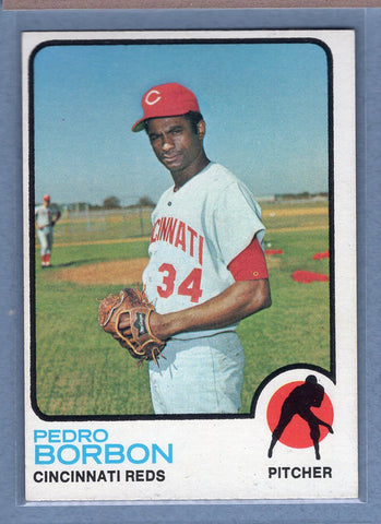 1973 Topps #492 Pedro Borbon  EX-MT  GO550
