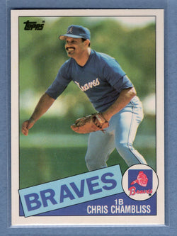 1985 Topps Tiffany #518 Chris Chambliss NM