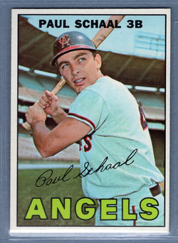 1967 Topps #58 Paul Schaal (Bat Natural Above Name) EX-MT  GO510