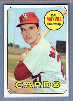1969 Topps #320 Dal Maxvill (b) EX-MT  GO700