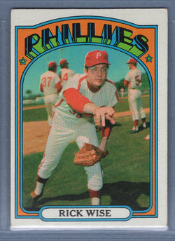 1972 Topps #43 Rick Wise (a) EX  GO544