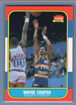 1986 Fleer #18 Wayne Cooper (3) EX-MT