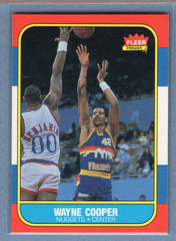 1986 Fleer #18 Wayne Cooper (3) EX-MT
