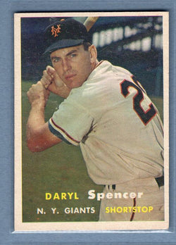 1957 Topps #49 Daryl Spencer  VG-EX    GO73
