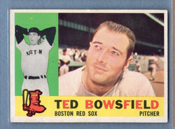 1960 Topps #382 Ted Bowsfield(b) EX   GO550