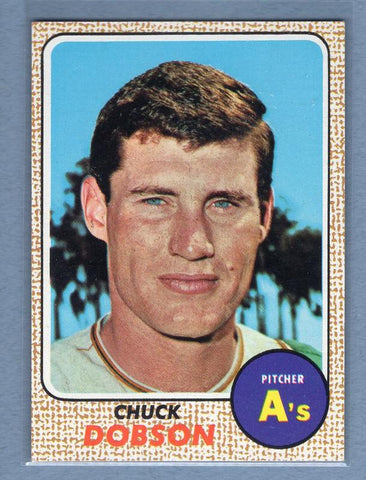 1968 Topps #62 Chuck Dobson EX-MT  GO588