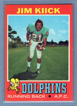 1971 Topps #186 Jim Kiick (R) EX-MT  GO248