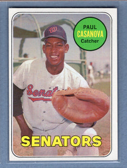 1969 Topps #486 Paul Casanova (f) EX-MT  GOWABB