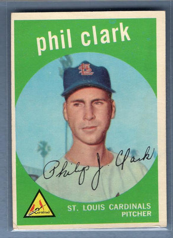 1959 Topps #454 Phil Clar VG-EX    Set Break A