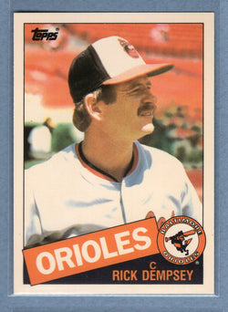 1985 Topps Tiffany #521 Rick Dempsey NM