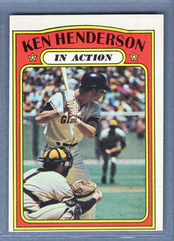 1972 Topps #444 Ken Henderson IA EX-MT   GO464