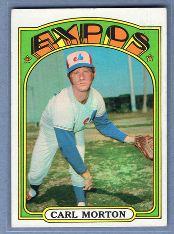 1972  Topps #134 Carl Morton Ex-Nm