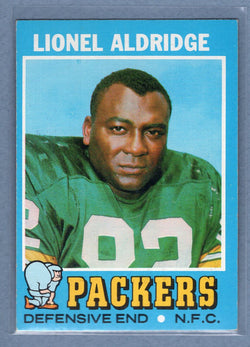 1971 Topps #28 Lionel Aldridge (a) EX-MT  GO600