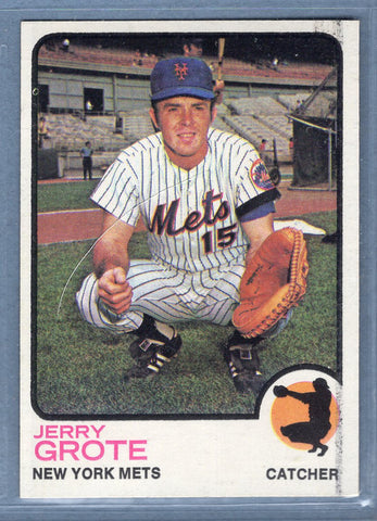 1973 Topps #113 Jerry Grote  (b) EX-MT  GO669