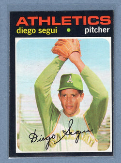 1971 Topps #215 Diego Segui  (d) EX-MT  GO340