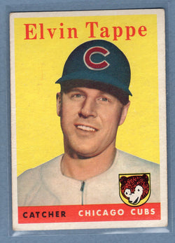 1958 Topps #184 Elvin Tappe (mk) G-VG  GO501