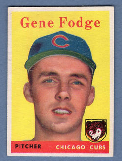 1958 Topps #449 Gene Fodge EX  GO495