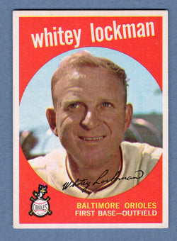 1959 Topps #411 Whitey Lockman EX-MT  GO160