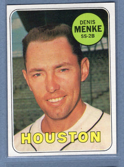 1969 Topps #487 Denis Menke (b) EX-MT  GOWABB