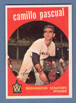 1959 Topps #413 Camillo Pascual EX-MT  GO160