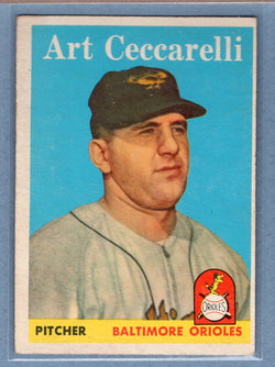 1958 Topps #191 Art Ceccarelli (a) VG  GO501