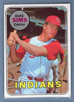 1969 Topps 414 Duke Sims VG-EX SET BREAK