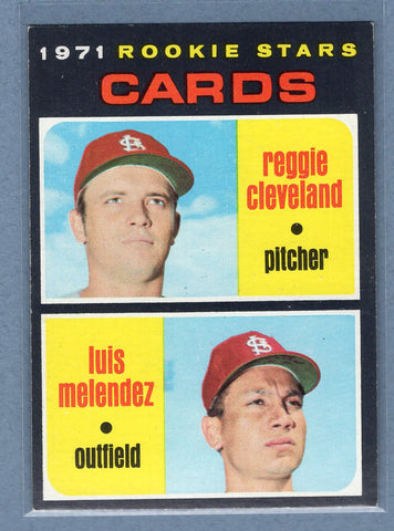 1971 Topps #216 Cardinals Rookies (Reggie Cleveland)  (c) EX-MT  GO340