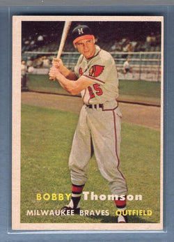 1957 Topps #262 Bobby Thomson EX-MT  GO87