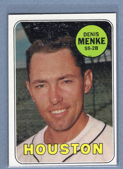 1969 Topps #487 Denis Menke (c) EX-MT  GOWABB