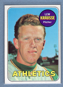 1969 Topps #23 Lew Krausse (a) EX-MT  GOWABB
