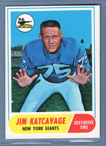 1968 Topps #187 Jim Katcavage EX-MT  GO209