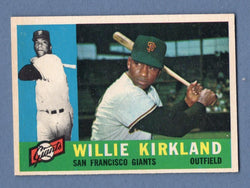 1960 Topps #172 Willie Kirkland(1) NM     GO153
