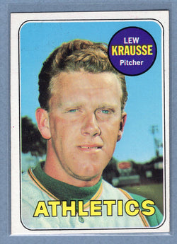 1969 Topps #23 Lew Krausse (b) EX-MT  GOWABB