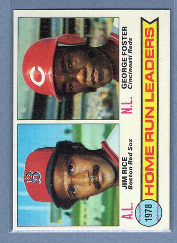 1979 Topps #2 Home Run Leaders  (b) NM