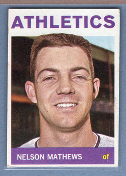 1964 Topps #366 Nelson Mathews VG-EX  GO47